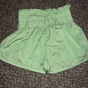 FP Movement by Free People Light Green Athletic Shorts